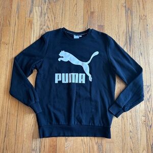 PUMA Men's Black Sweater Size Medium